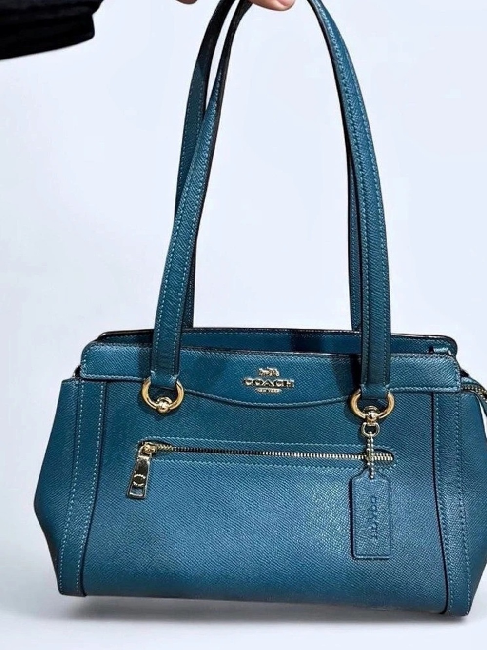 Coach Structured Tote in Blue